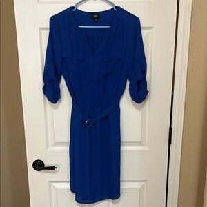 Blue Women's work attire Dress